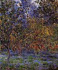 Claude Monet Under the Lemon Trees painting